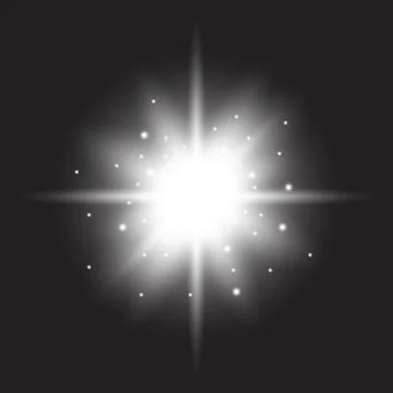 Star, sun, light effect 스톡 일러스트