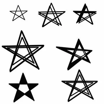  star, symbol, david, illustration, vector, israel, sign, icon, design, religion Stock Illustration