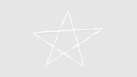 Star symbol hand-drawn scribble animation. Pen marker doodle style. Sketche.. Stock Footage 271302150