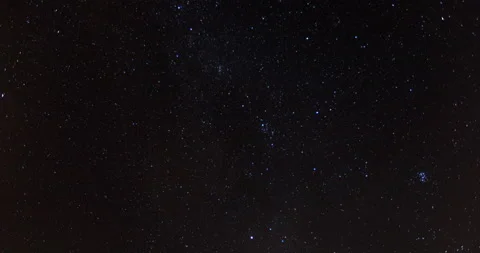 Star time lapse with clouds coming in Stock Footage 165303232