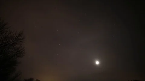 Star Time Lapse Stock Footage 125595642