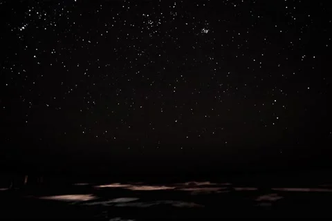 Star time-lapse over beach Stock Footage 231573288