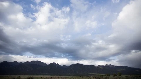 Star Time Lapse in the Sangre de Cristo Mountains Astrophotography Milky Way Stock Footage 94315427