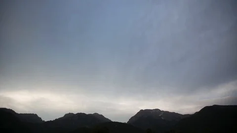 Star Time Lapse in the Sangre de Cristo Mountains Astrophotography Milky Way Stock Footage 94315437