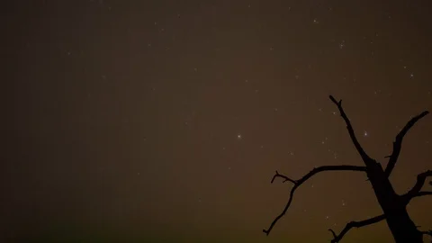 Star Time Lapse in the Sangre de Cristo Mountains Astrophotography Milky Way Stock Footage 94315469
