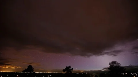 Star Time Lapse in the Sangre de Cristo Mountains Astrophotography Milky Way Stock Footage 94315644
