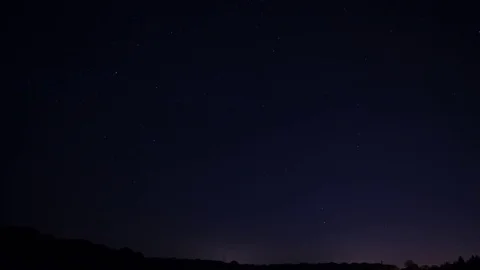 Star time-lapse with shooting star at summer Full HD 1080p @24 fps Stockbeeldmateriaal 80958264