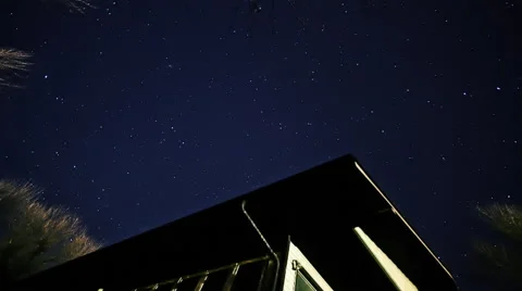 Star time lapse sunrise Stock Footage 43910323