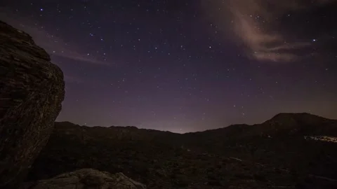 Star Timelapse in Joshua Tree Stock Footage 168835510