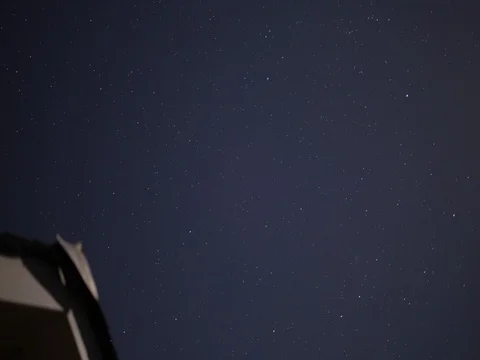 Star timelapse over house (24fps) 库存影片 80888235
