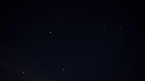 Star Timelapse with some soft Clouds in 1080p @ 24fps Stockbeeldmateriaal 80958595