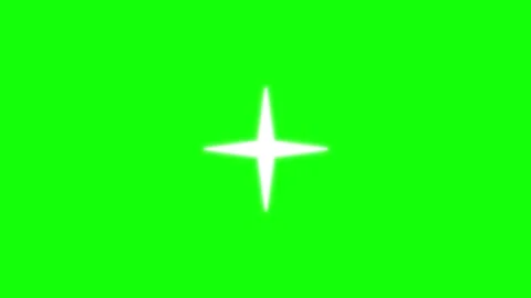 Star top rotate Green Screen Stock Footage 337682149