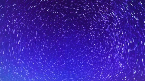 Star Trail Stock Footage