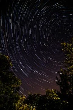 Star trails 1 Stock Photos
