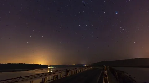 Star Trails in Croatia Stock Footage 77908916