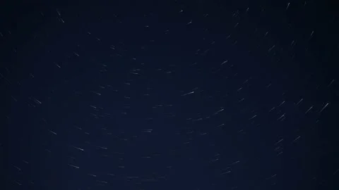 Star Trails into dark night Time Lapse Stock Footage 138295377