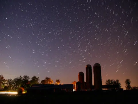 Star trails Stock Footage 23943133