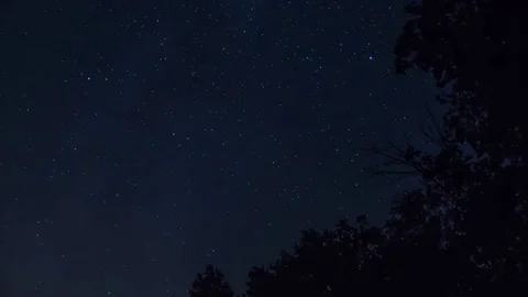 Star Trails in mountain Stock Footage 77726972