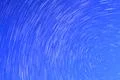 Star Trails North Star in Sunrise Sky Astrophotography Photo