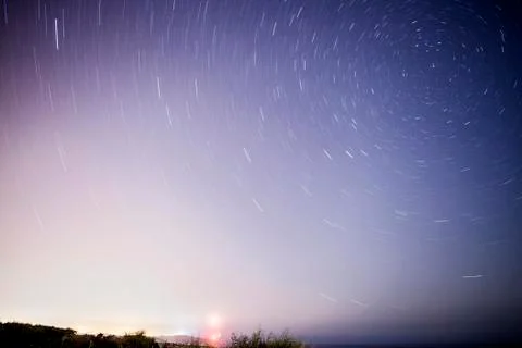 Star Trails Stock Photos
