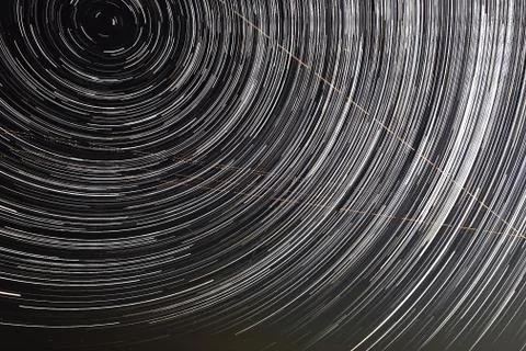 Star Trails Stock Photos