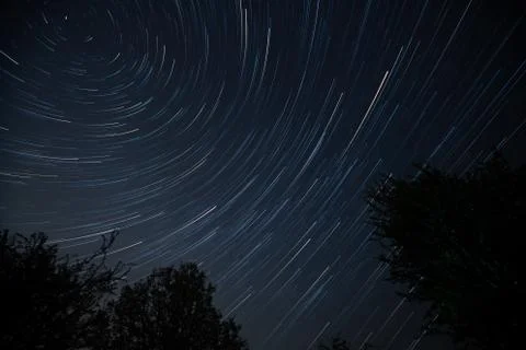 Star Trails Stock Photos