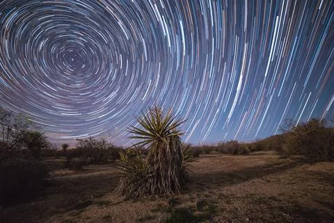 Star Trails Stock Photos