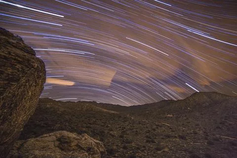 Star Trails Stock Photos