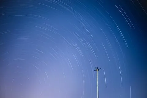 Star trails Stock Photos