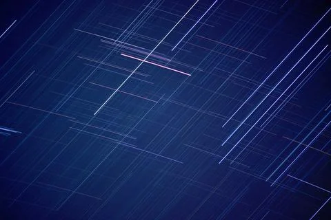 Star trails in the sky. Stock Photos