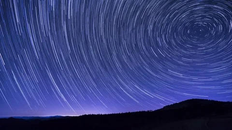 Star Trails Time Lapse Stock Footage 81638707