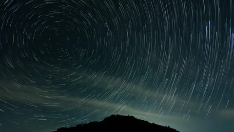 Star Trails Time Lapse 库存影片 333297976