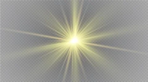Star on a transparent background,light effect,vector illustration. burst with Stock Illustration