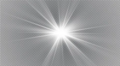 Star on a transparent background,light effect,vector illustration. burst with Stock Illustration