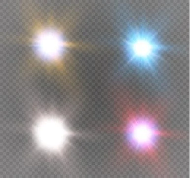 Star on a transparent background,light effect,vector illustration. burst with Stock Illustration