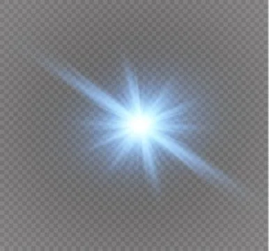 Star on a transparent background,light effect,vector illustration. burst with Stock Illustration