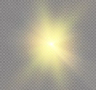 Star on a transparent background,light effect,vector illustration. burst with Stock Illustration