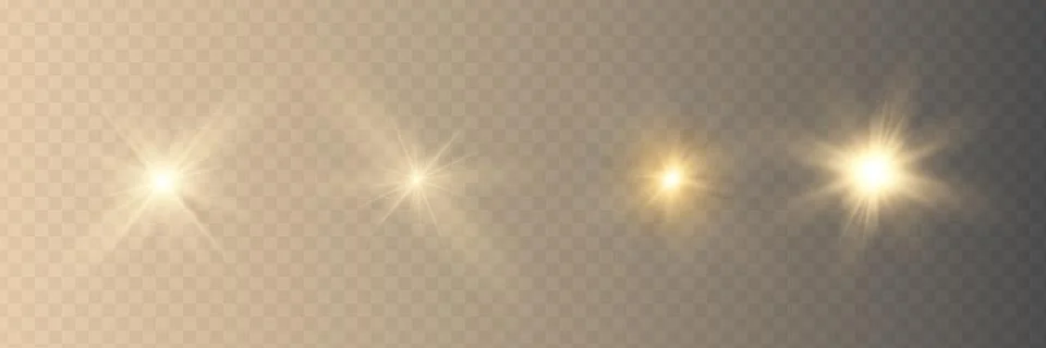 Star on a transparent background,light effect,vector illustration. explosion  Illustrazione stock