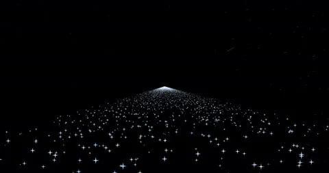 Star Trek into galactic space. Stock Footage 155143195