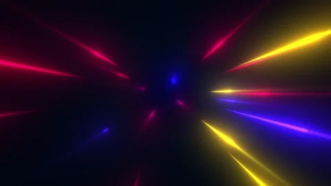 Star tunnel hyperloop with neon glow lights, sc-fi neon cyberpunk style. Pink Stock Footage 242508820