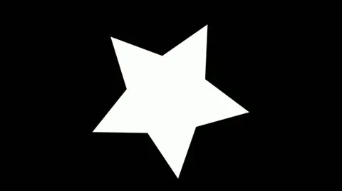 Star turns in circles Stock Footage 20614659