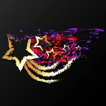 Star unique abstract vector Stock Illustration