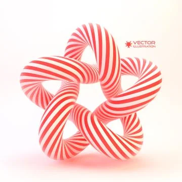 Star. Vector 3D illustration Stock Illustration