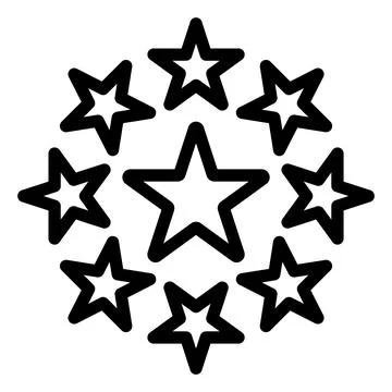 Star Vector Icon Design Illustration Stock Illustration