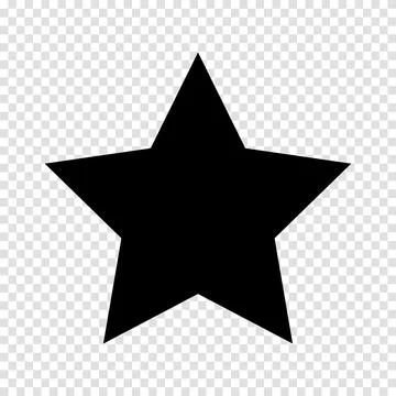 Star vector icon eps 10. Simple isolated illustration. Stock Illustration
