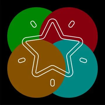 Star vector icon Stock-Illustration
