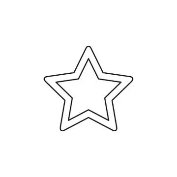 Star vector icon Stock Illustration