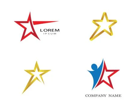 Star vector icon Illustrazione stock