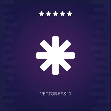 Star vector icon Stock Illustration