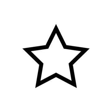 Star vector icon Stock Illustration